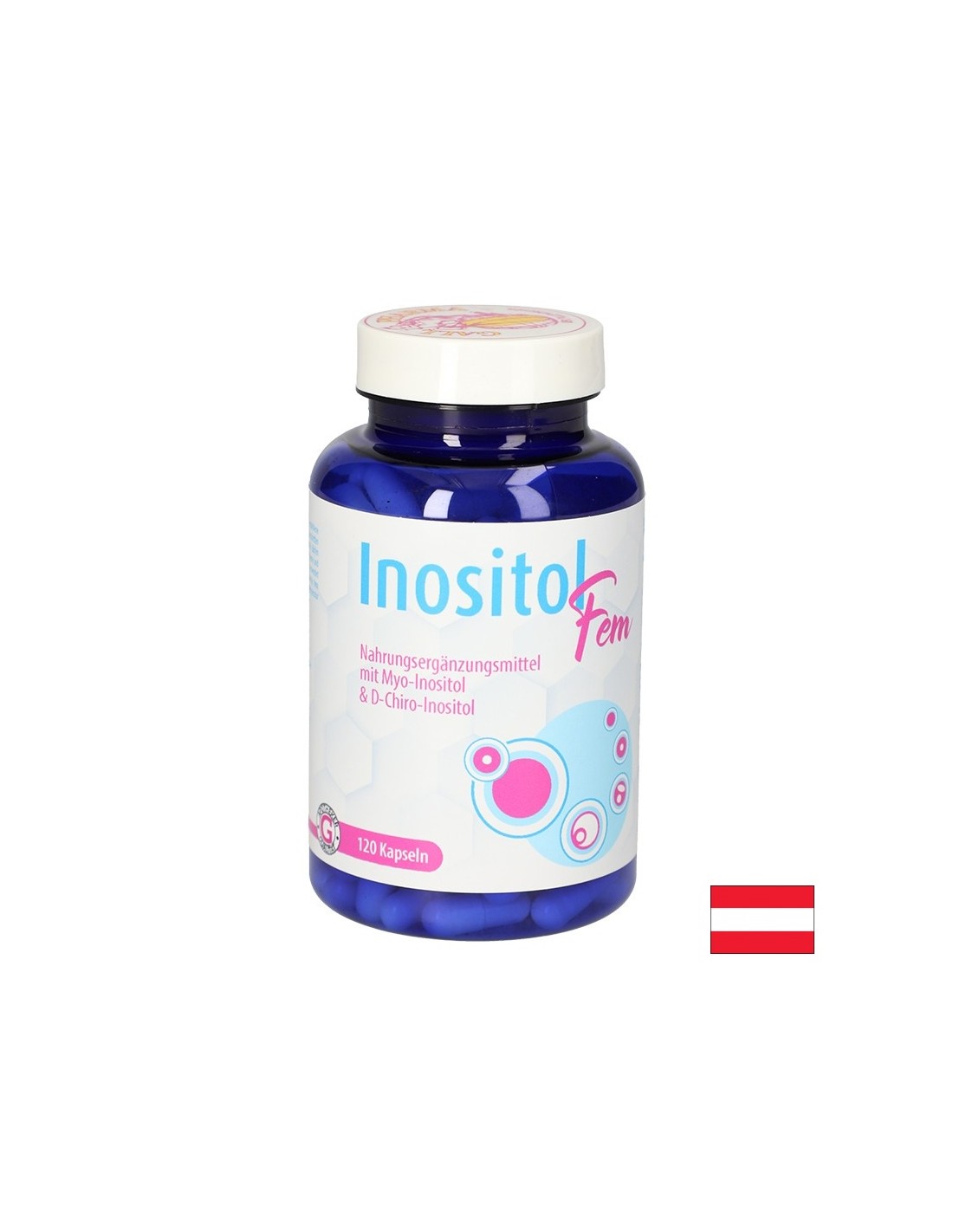 Echilibrul hormonal - Inozitol pentru femei + Acid folic si Vitamina B6, 120 capsule