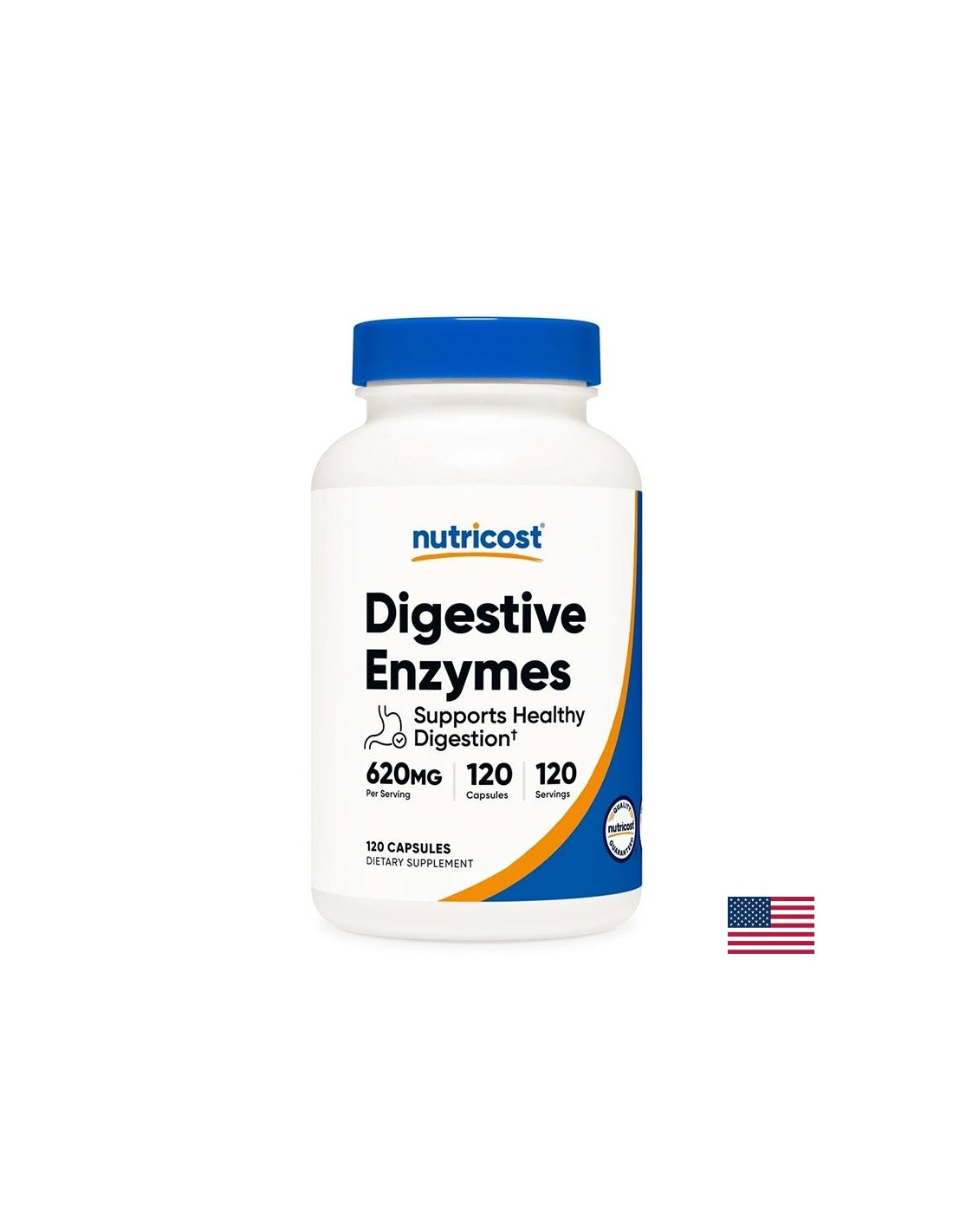 Complex de enzime digestive, 120 capsule