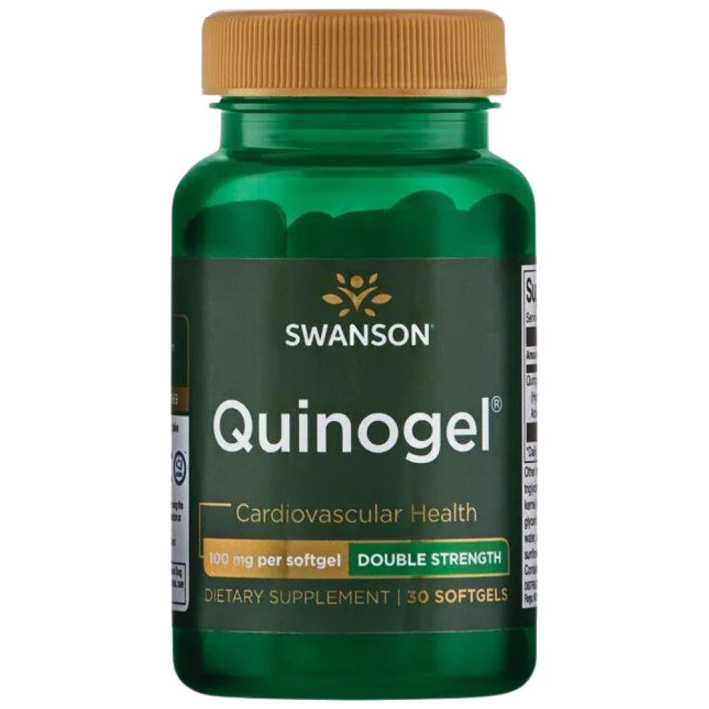 Quinogel 100 mg - Dubla putere - 30 capsule de gel