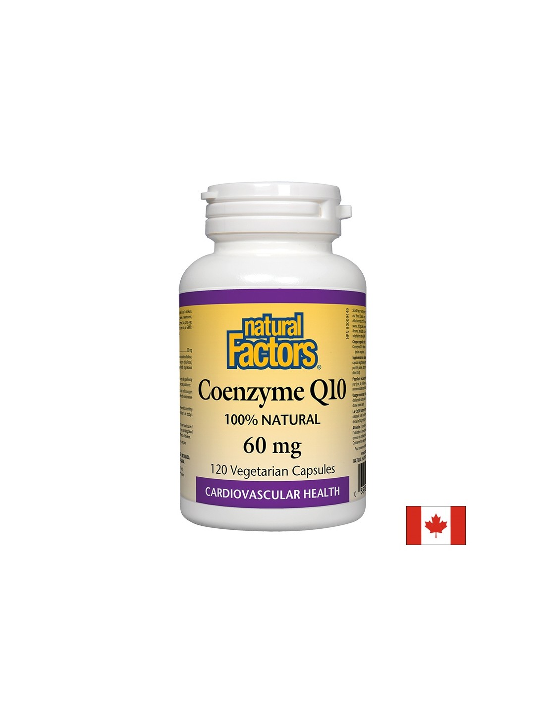 Coenzima Q10/ Coenzima Q10 60 mg x 120 capsule Natural Factors