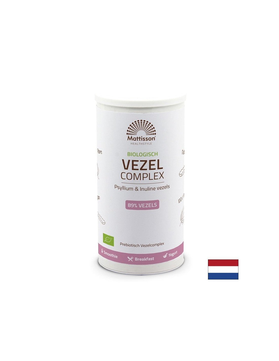 Complex de fibre organice (coaja + inulină), 275 g pulbere