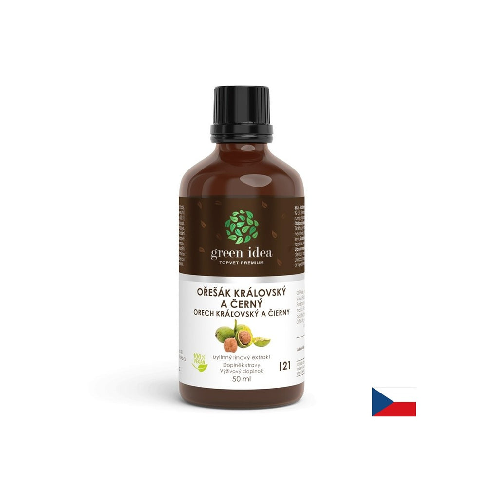 Controlul glicemiei și al colesterolului - Nucă, tinctură de 50 ml