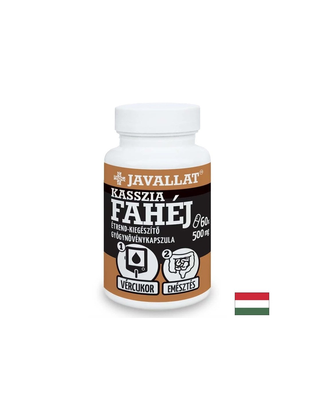 Controlul glicemiei - Scorțișoară (Cassia), 500 mg x 60 capsule