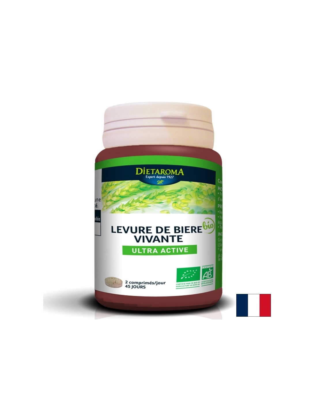 Păr, Piele și Unghii - Drojdie de Bere (Drojdie Activă), 180 Tablete