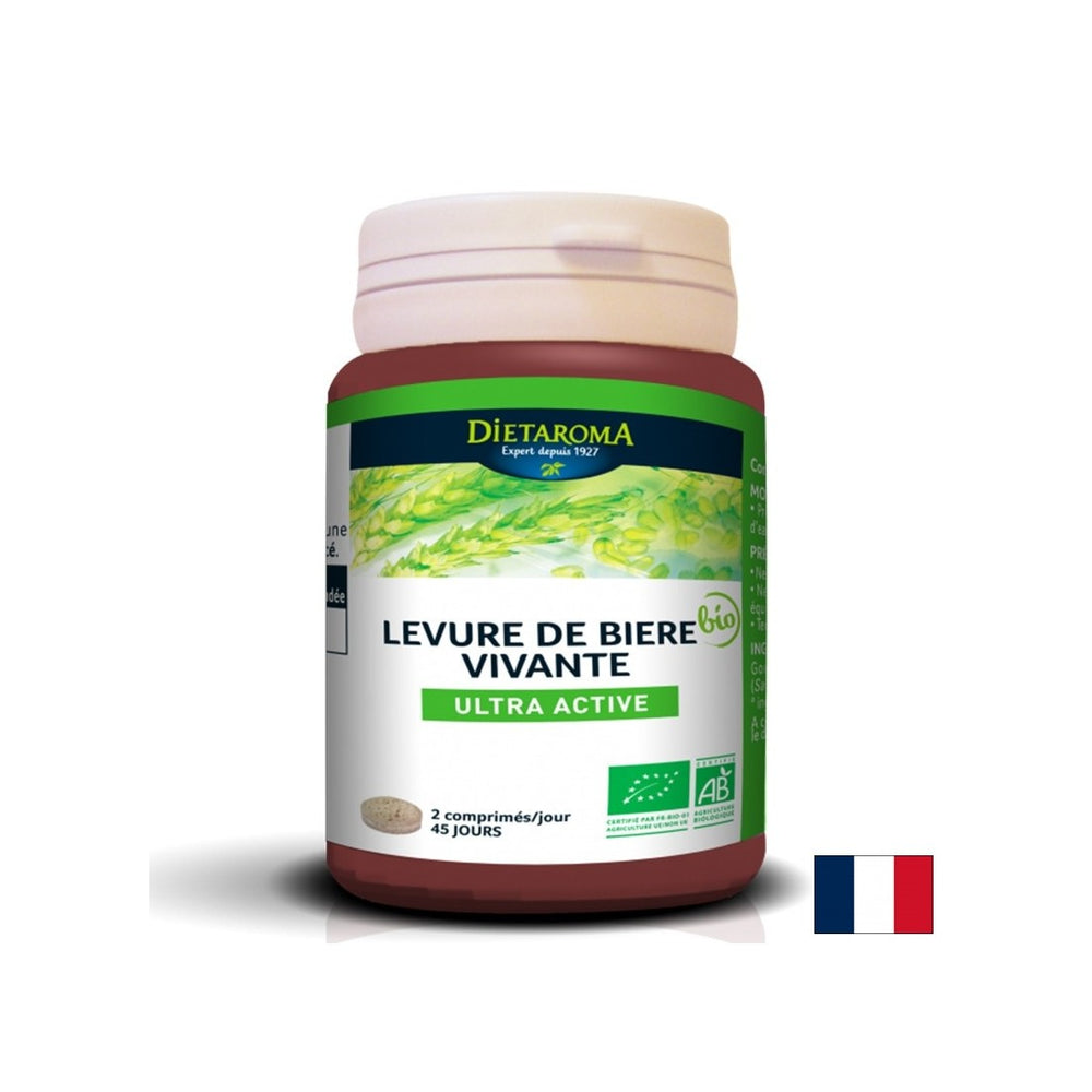 Păr, Piele și Unghii - Drojdie de Bere (Drojdie Activă), 180 Tablete