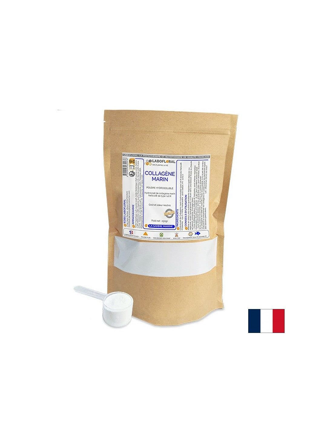 Păr, piele și articulații sănătoase - Colagen marin hidrolizat Naticol® (tip I, III), 250 g pulbere