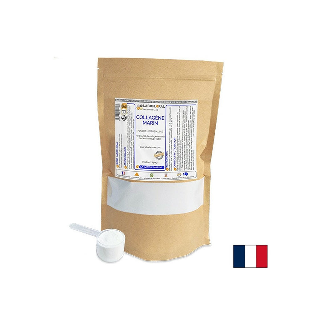 Păr, piele și articulații sănătoase - Colagen marin hidrolizat Naticol® (tip I, III), 250 g pulbere