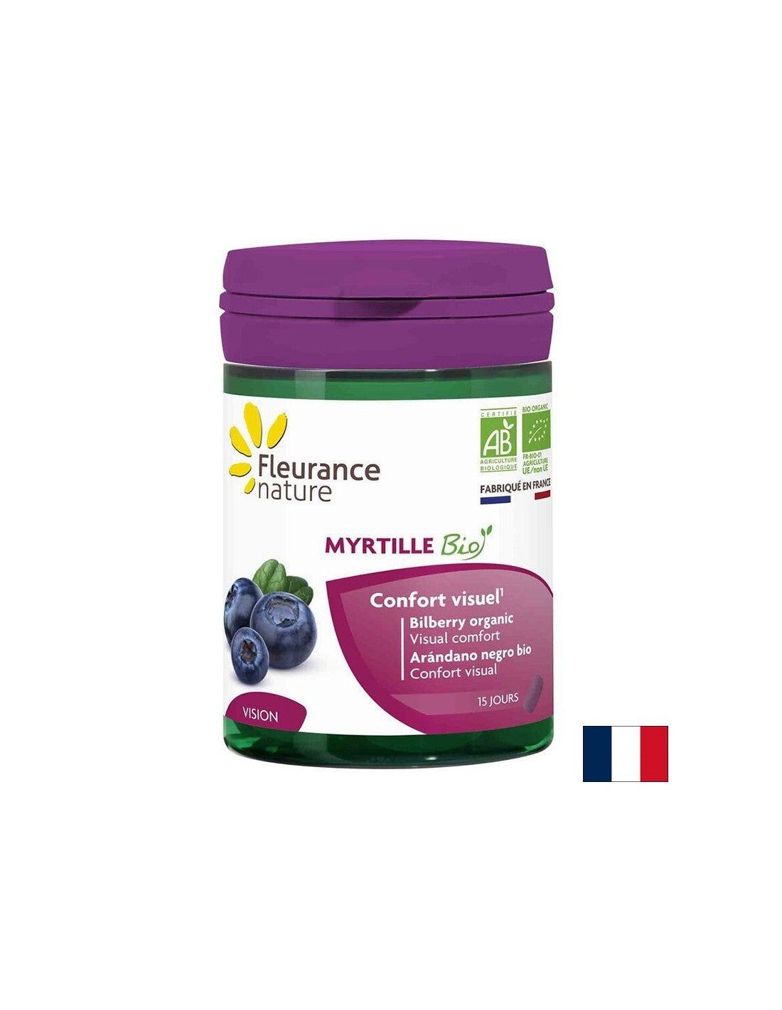 Sistemul circulator și vederea - Afine, 1500 mg x 45 comprimate