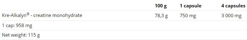 Kre-Alkalyn - 120 capsule