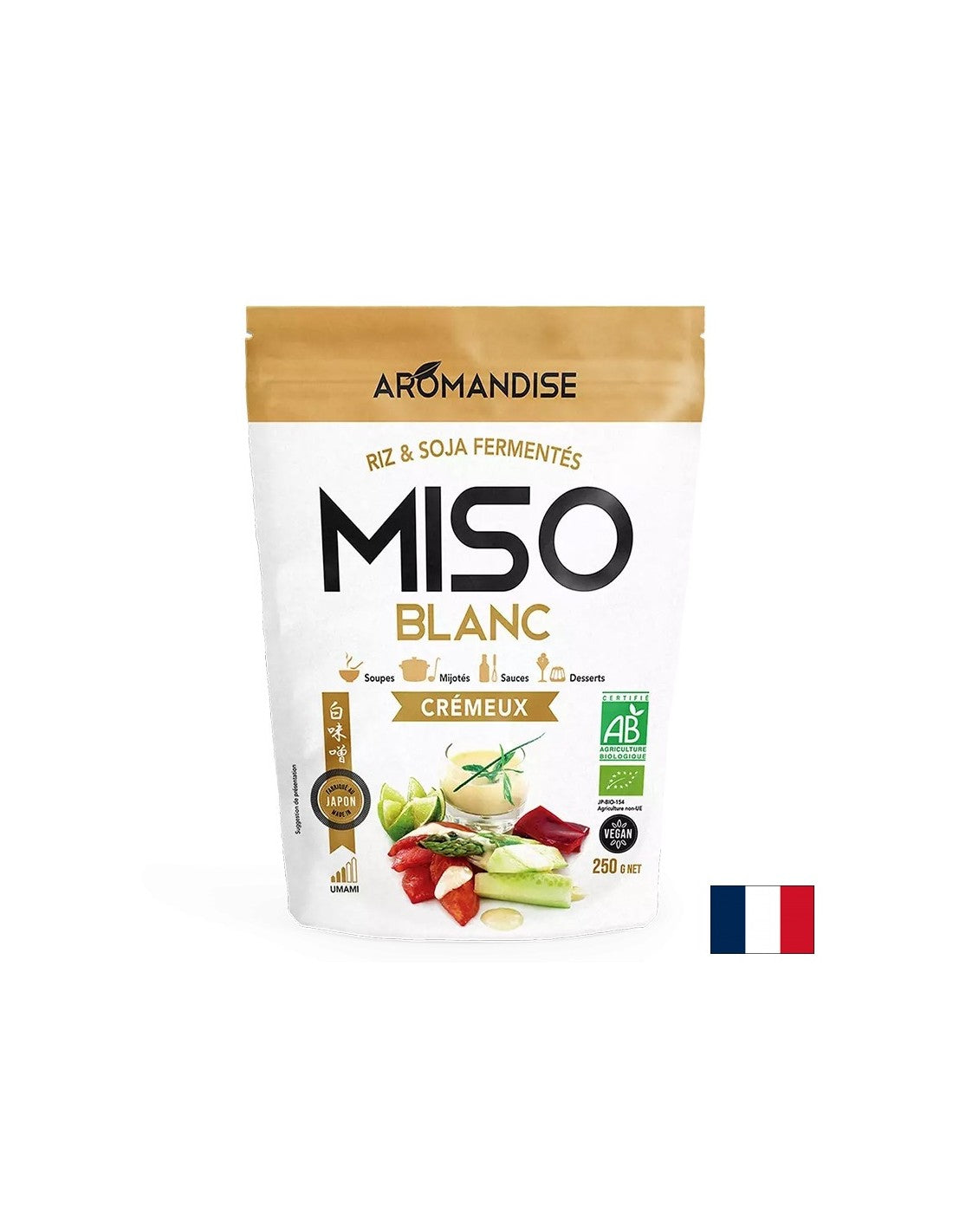 Miso alb cremos - Pentru prepararea supelor, mâncărurilor, ciorbelor, sosurilor, 250 g