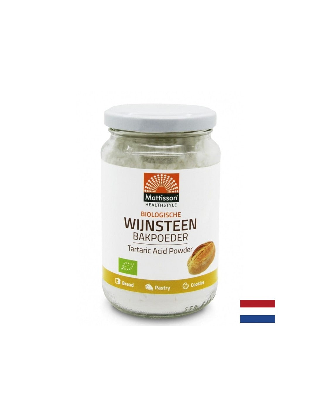 Cremotartar (bitartrat de potasiu) BIO, 180 g pulbere