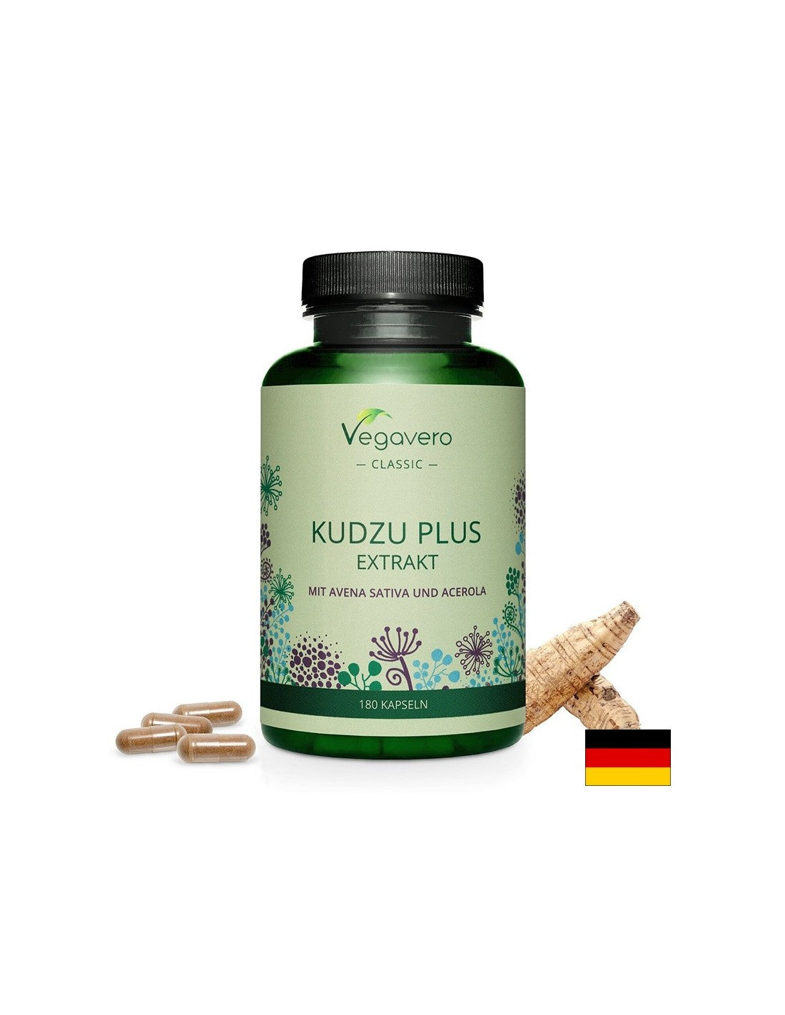 Kudzu Plus Extrakt - Kudzu plus Ovăz și Acerola, 180 capsule