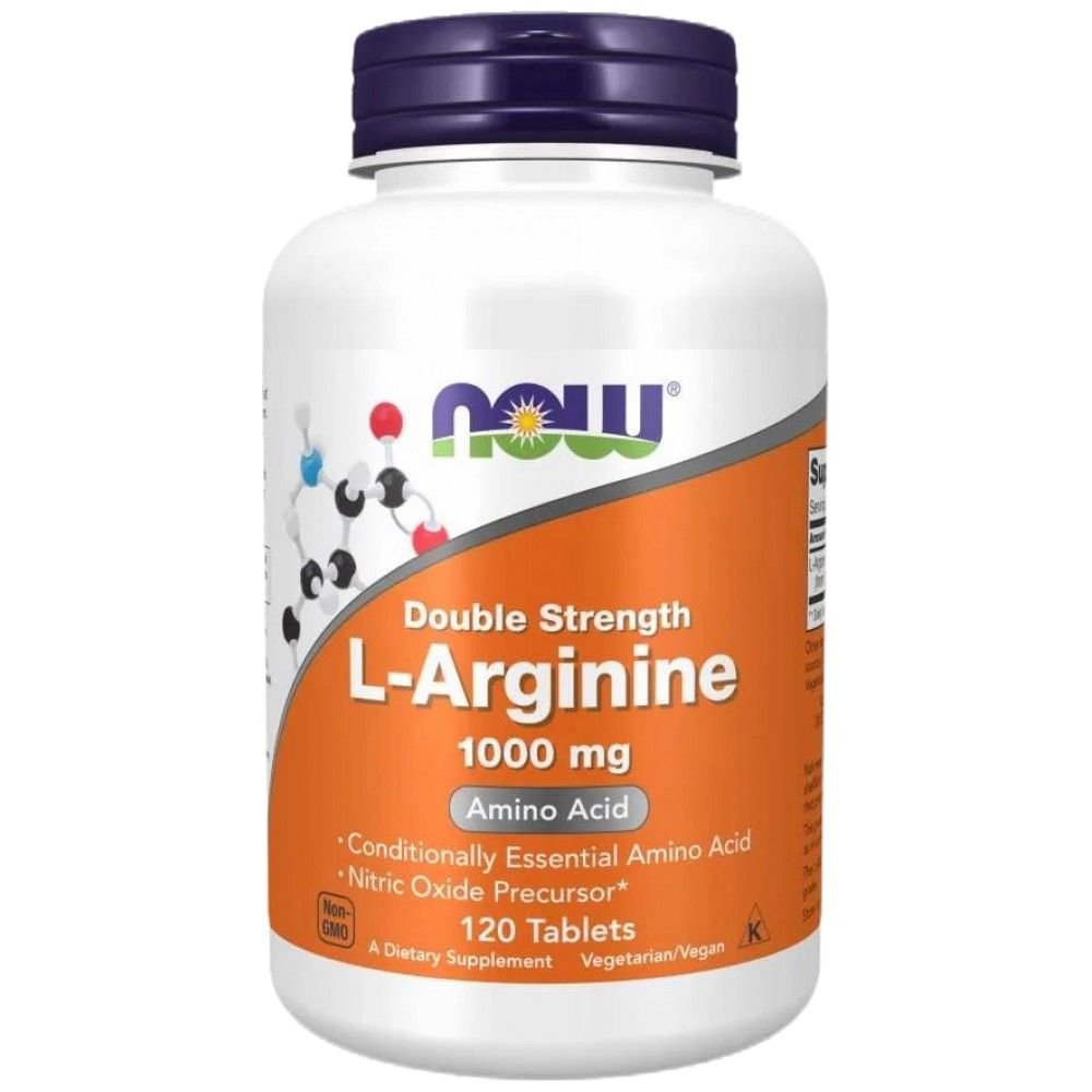 L-Arginina 1000 mg / Dubla putere - 120 tablete