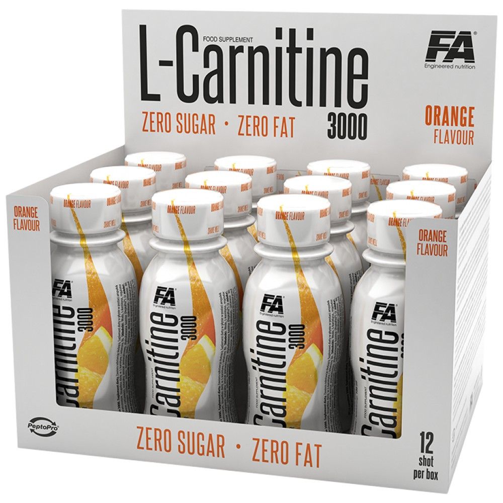 L-Carnitine Shot 3000 - 12 x 100 ml