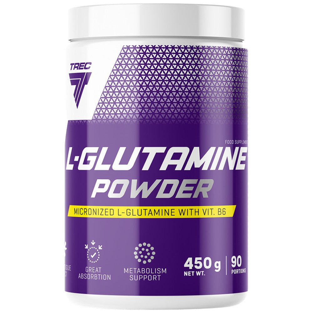 L-glutamină pulbere | Glutamină micronizată cu Vit. B6 - 450 de grame