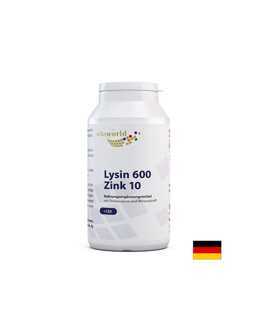 L-Lizina + Zinc - Creste imunitatea, 120 capsule