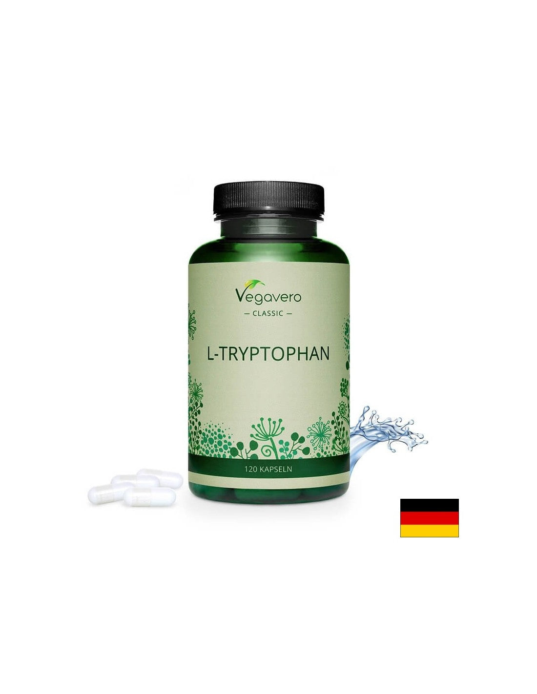 L-Tryptophan - L-Tryptophan, 120 capsule Vegavero