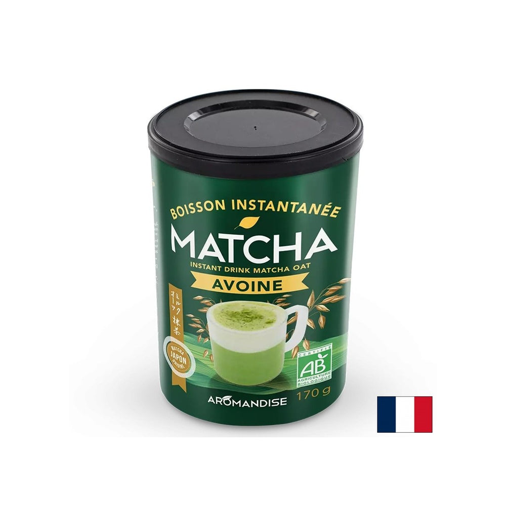 Matcha și ovăz - băutură tonică, 170 g, pudră