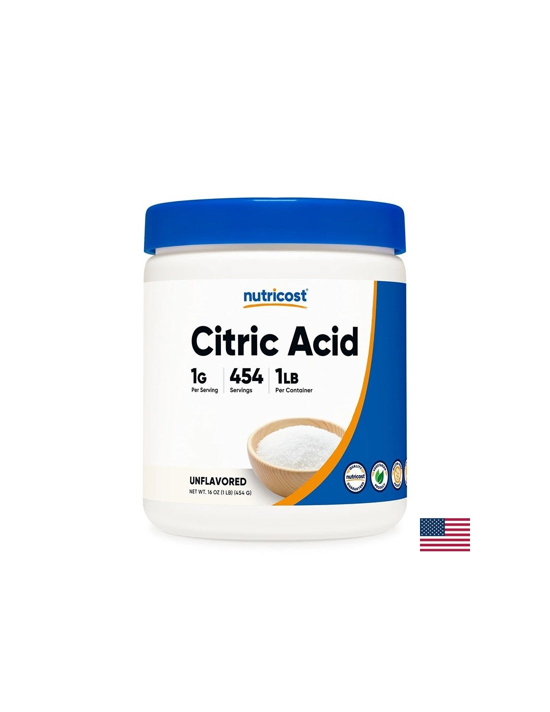 Acid citric - pentru gătit și conserve, 454 g, pulbere