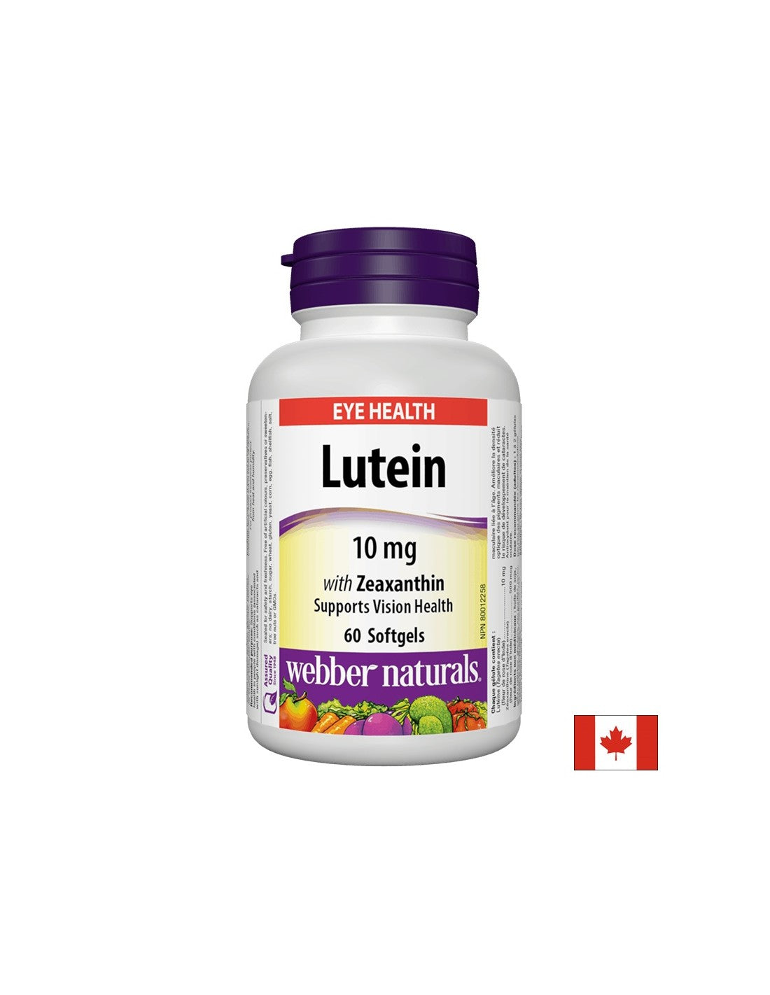 Luteina cu zeaxantina 10 mg, 60 capsule softgel