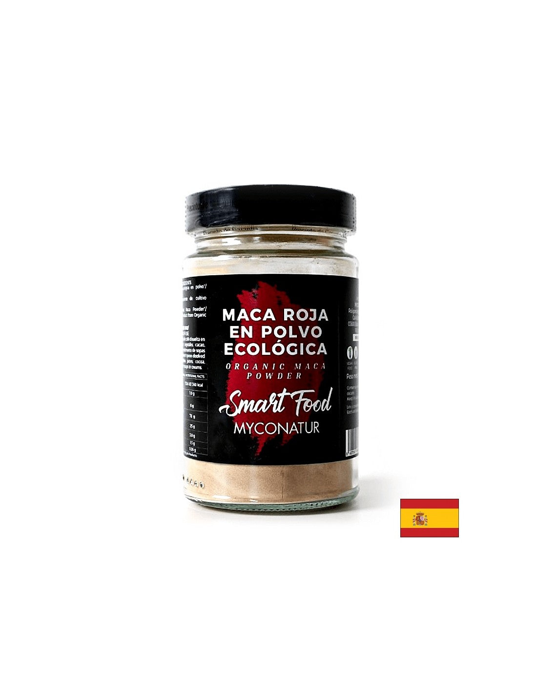 Maca roja en polvo, Bio - Pudră organică de maca roșie, 200 g Myconatur