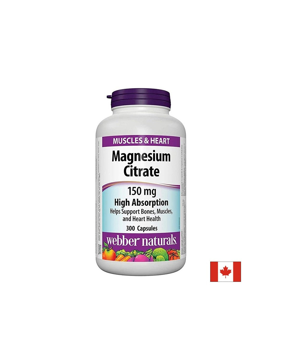 Citrat de magneziu cu absorbție mare - Citrat de magneziu cu absorbție mare 150 mg, 300 capsule