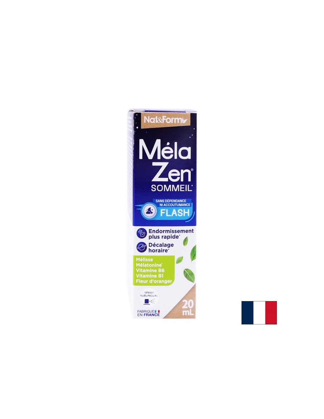 Spray de somn MelaZen® cu melatonină, roiniță, floare de portocal și vitamina B1 și B6, spray oral x 20 ml