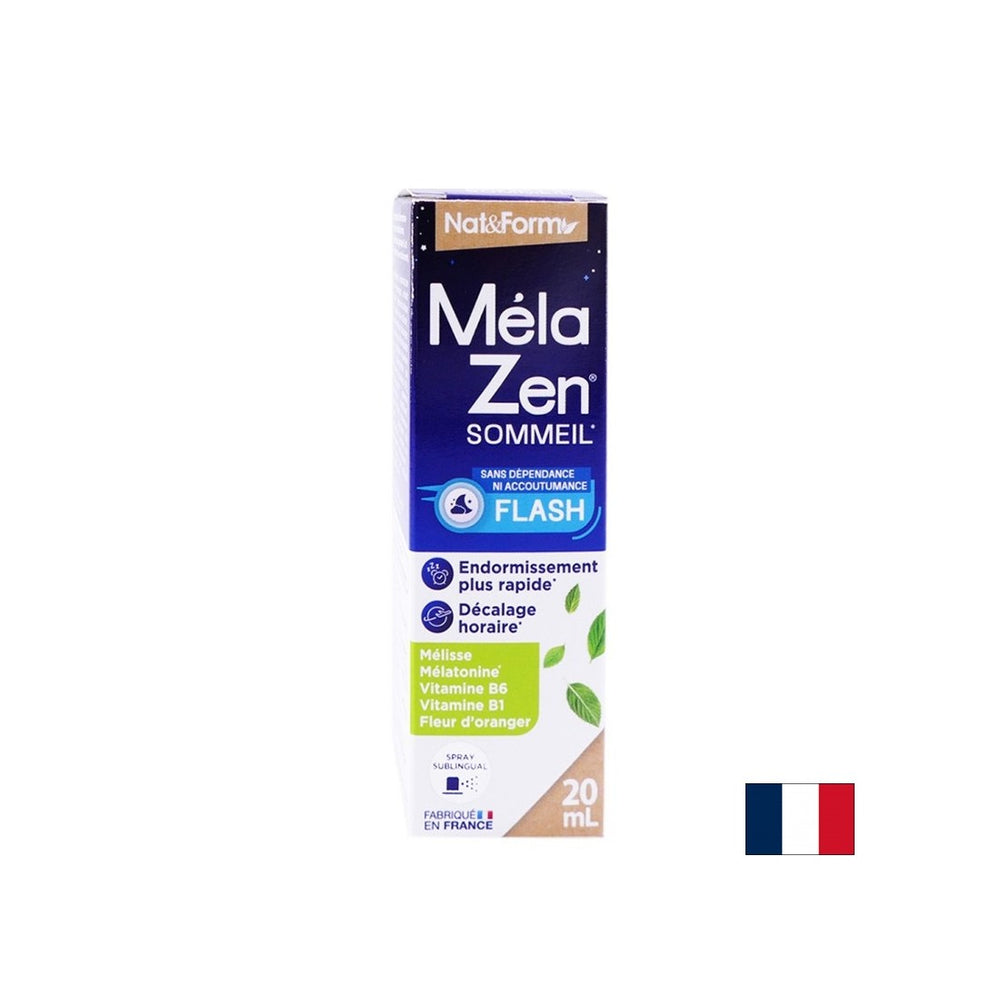 Spray de somn MelaZen® cu melatonină, roiniță, floare de portocal și vitamina B1 și B6, spray oral x 20 ml