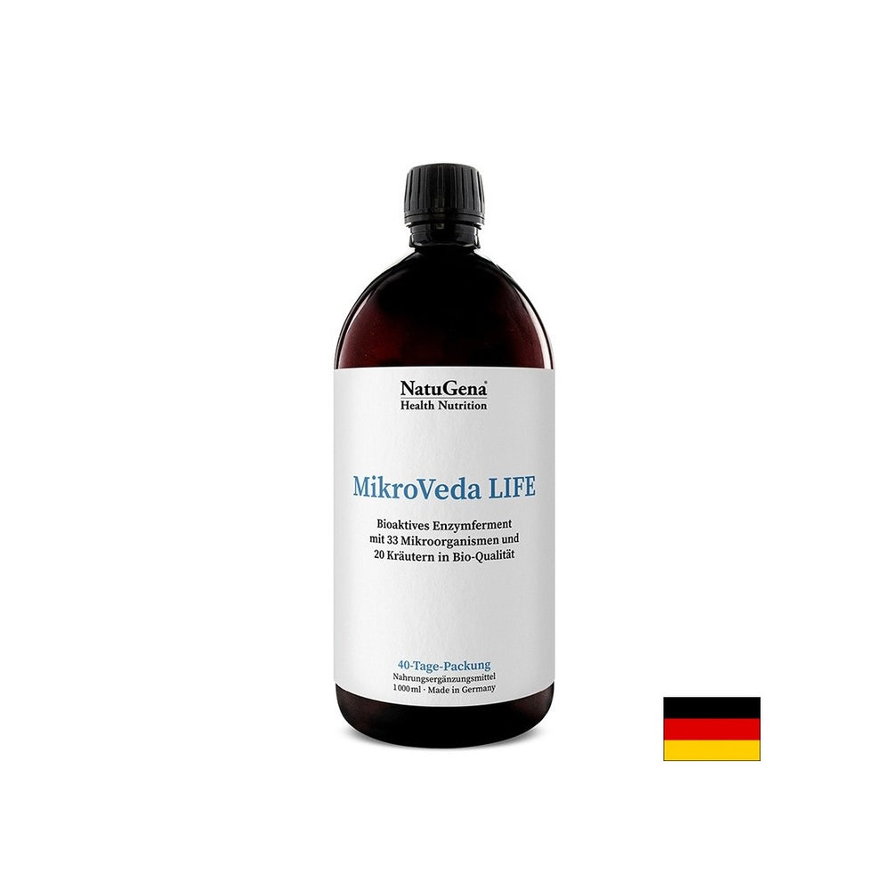 MikroVeda Life - Ferment bioactiv cu bacterii probiotice și extracte din plante, 1000 ml