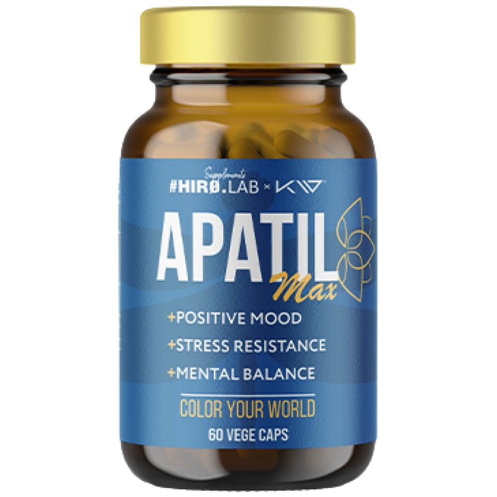 Apatil Max | cu Ashwagandha, Sofran si Ginseng - 60 capsule