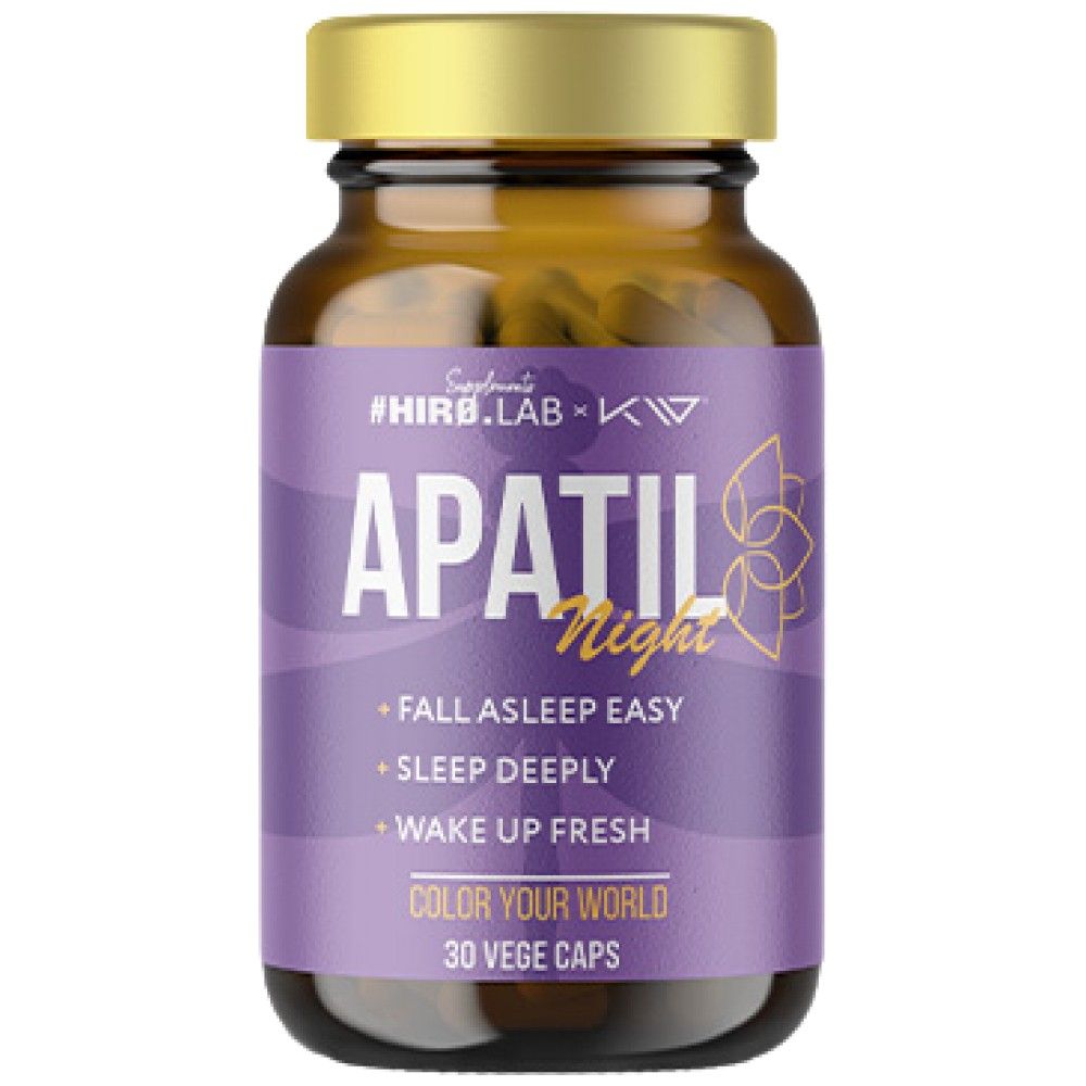 Apatil Night | cu L-Teanina, Valeriana si Floarea Pasiunii - 30 capsule