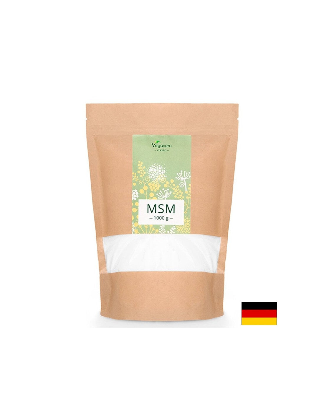 MSM Metil sulfonil metan, 1 kg pulbere Vegavero