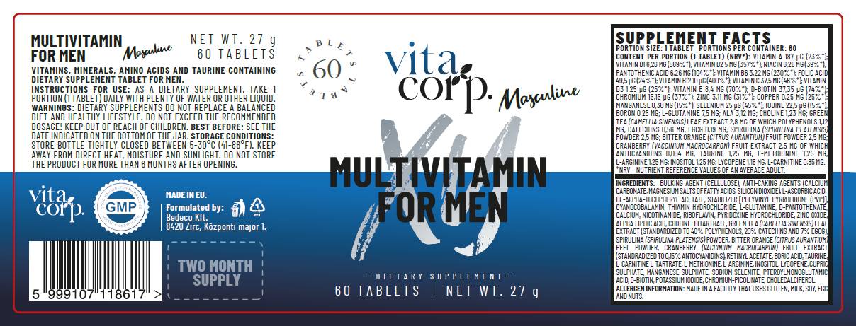 Multivitamine masculine pentru bărbați - 60 de tablete
