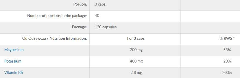 Minerale musculare 120 capsule