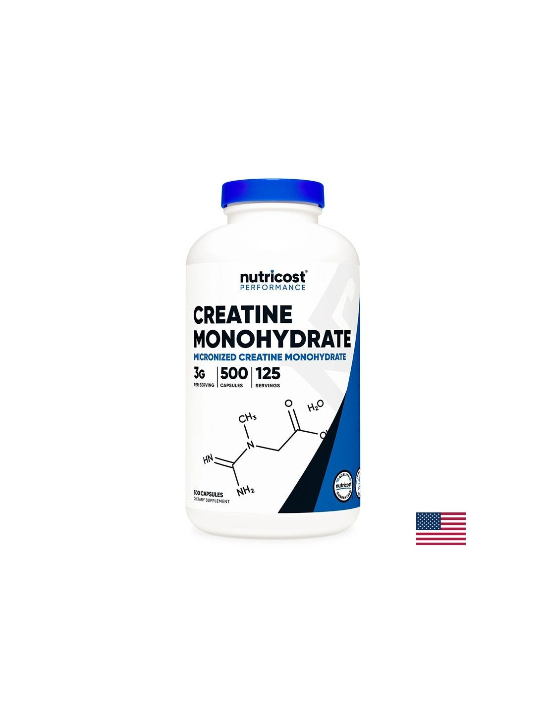 Masa si forta musculara - Creatina monohidrat, 750 mg x 500 capsule