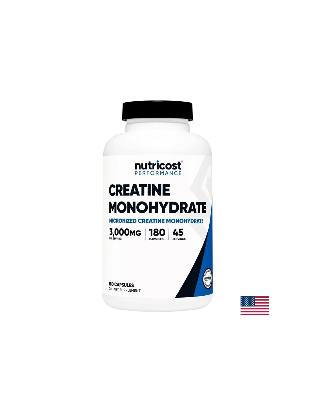 Masa musculara - Creatina monohidrat, 3 gx 180 capsule