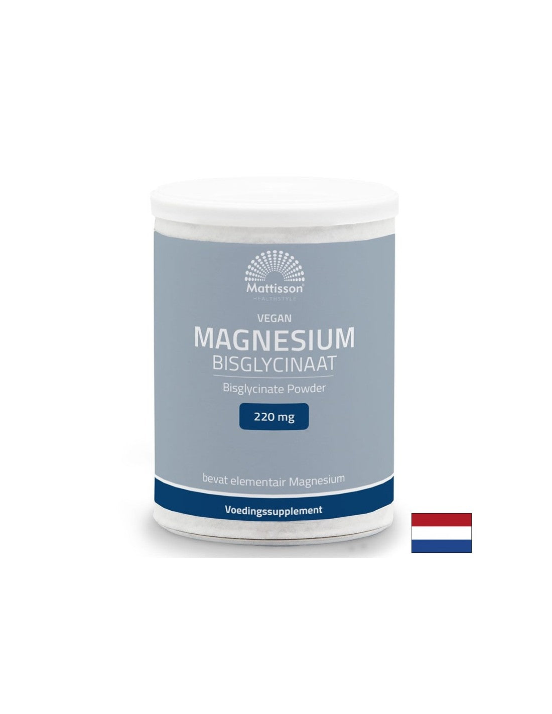 Sistem muscular, cardiac și nervos - magneziu (bisglicinat) vegan, 220 mg x 250 g pulbere