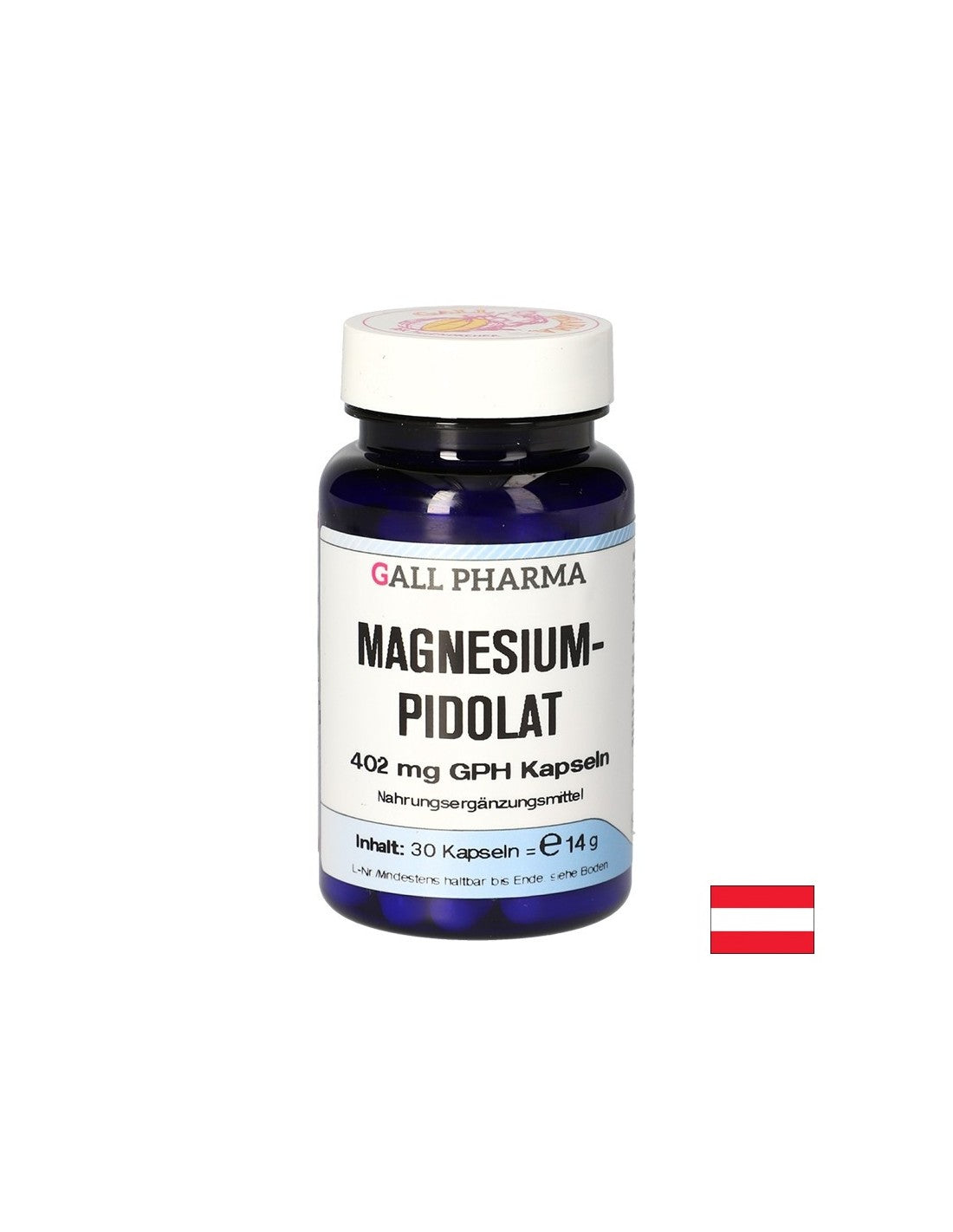 Sistem muscular, cardiac și nervos - magneziu (pidolat), 402 mg x 30 capsule