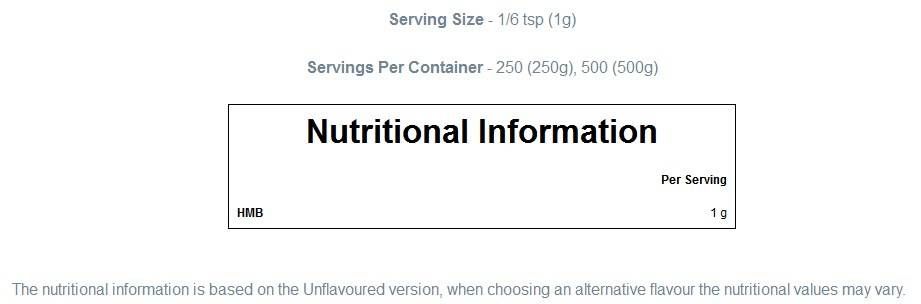 100% HMB Aminoacid - 250 grame