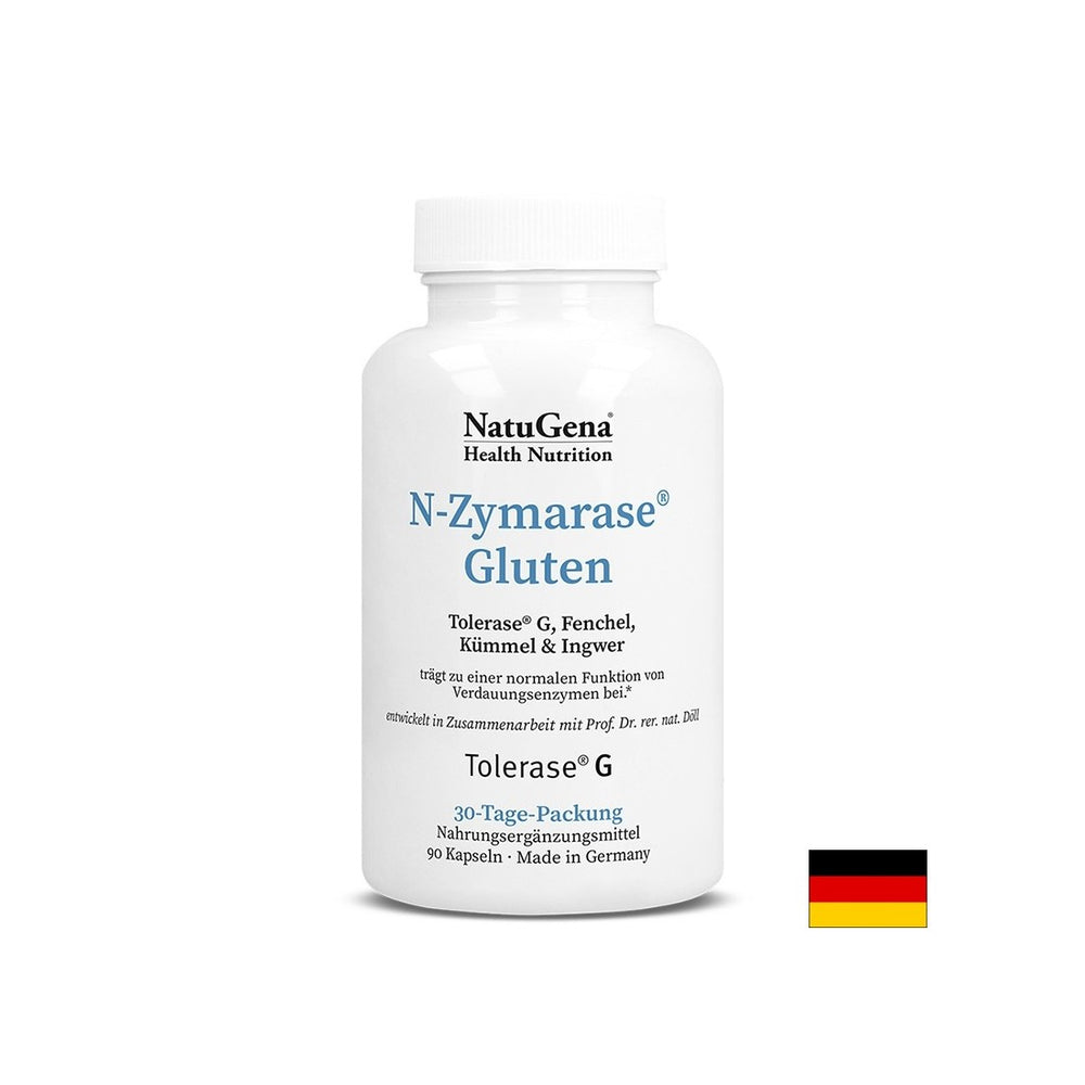 N-Zymarase® Gluten (complex enzimatic pentru intoleranță la gluten), 90 capsule