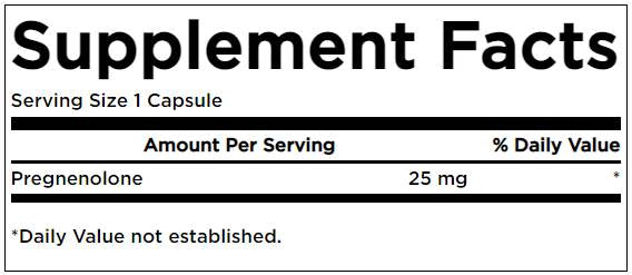 Pregnenolon 25 mg 60 capsule