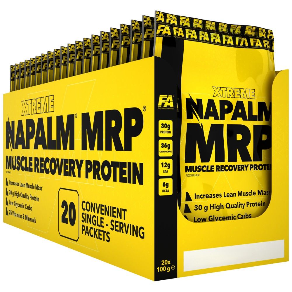 Xtreme Napalm MRP | Muscle Recovery Protein - înlocuitor de masă - 20 x 100 grame