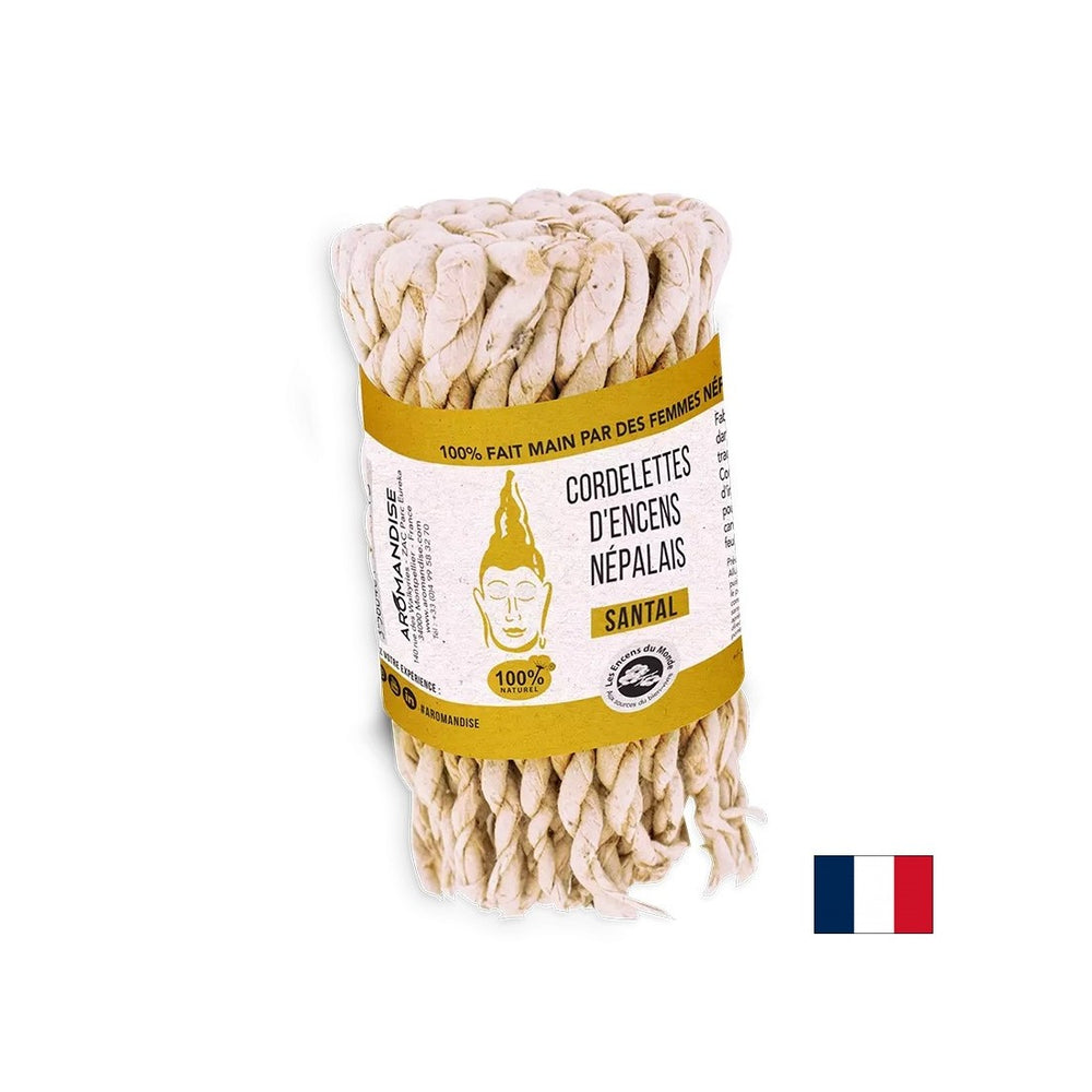Nepalese burning ropes - Sandalwood, 42 pcs. - Nutra Best Europe