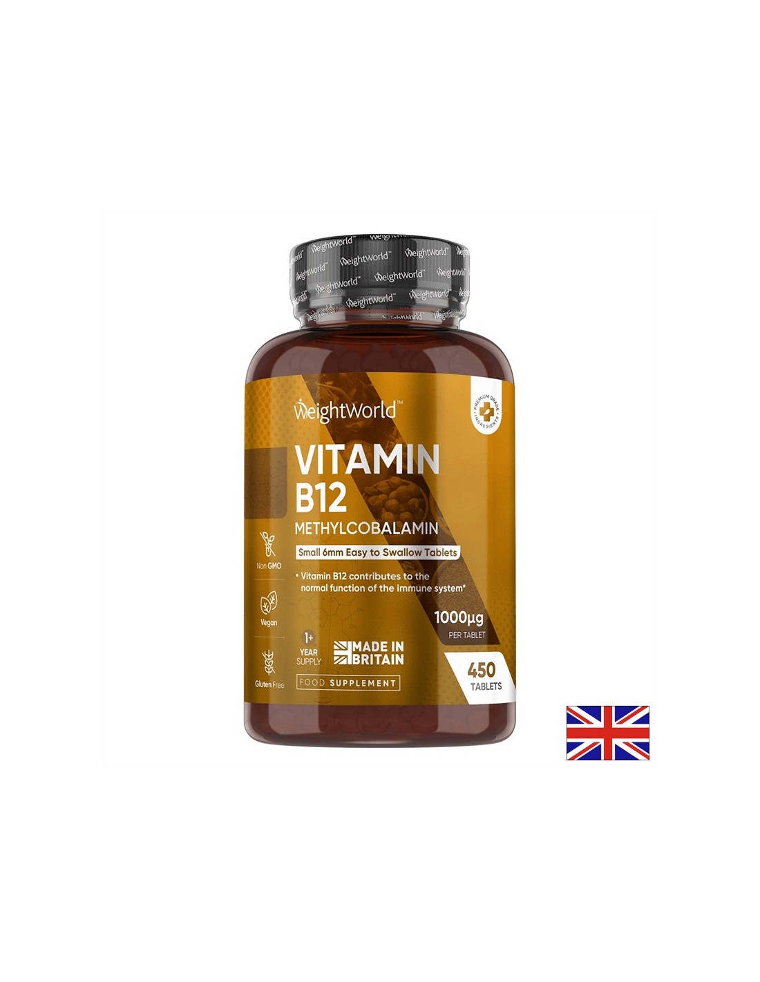 Sistem nervos - Vitamina B12 (metilcobalamina), 1000 µg x 450 comprimate