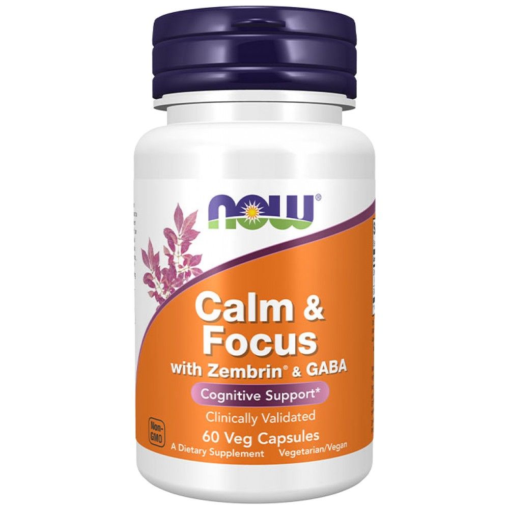Calm & Focus cu Zembrin® & GABA - 60 capsule