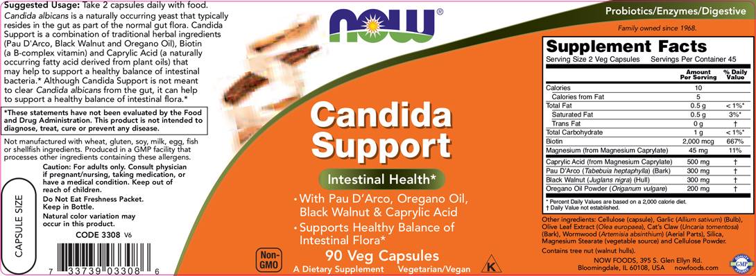 Suport Candida | Candida Clear - 180 capsule