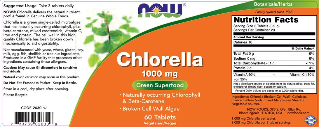 Chlorella 1000 mg - 60 tablete