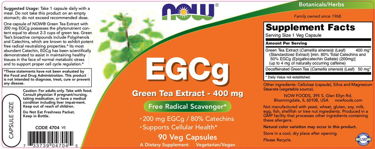 EGCG / Extract de ceai verde 400 mg - 90 capsule
