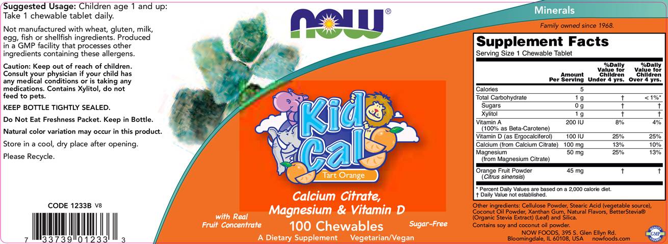 Kid Cal - Mag - 100 tablete masticabile