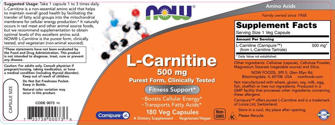 L-Carnitină 500 mg | Carnipure® - 180 capsule
